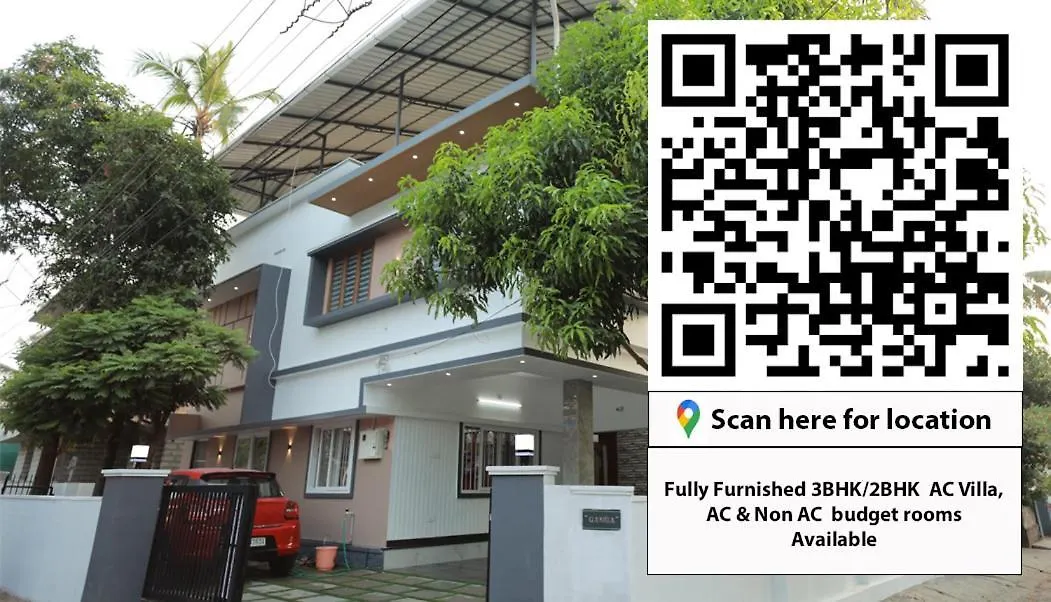 Ganga Homes Rooms Only Thrissur Kwatera prywatna